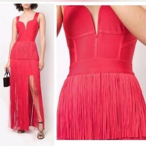 Herve Leger Red Dress